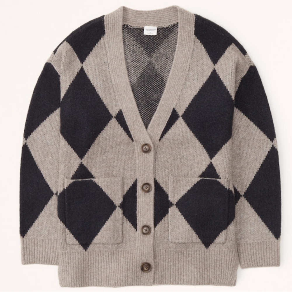 🔥Last 2🔥A&F Rhombus cardigan - Picture 3 of 4